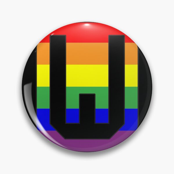 Item preview, Letter "W" LGBT Gay Pride Rainbow Flag font designed and sold by 65 MCMLXV.