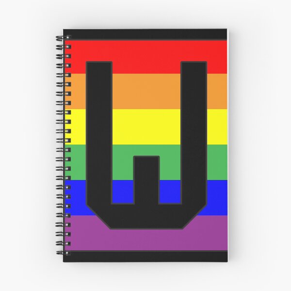 Item preview, Letter "W" LGBT Gay Pride Rainbow Flag font designed and sold by 65 MCMLXV.