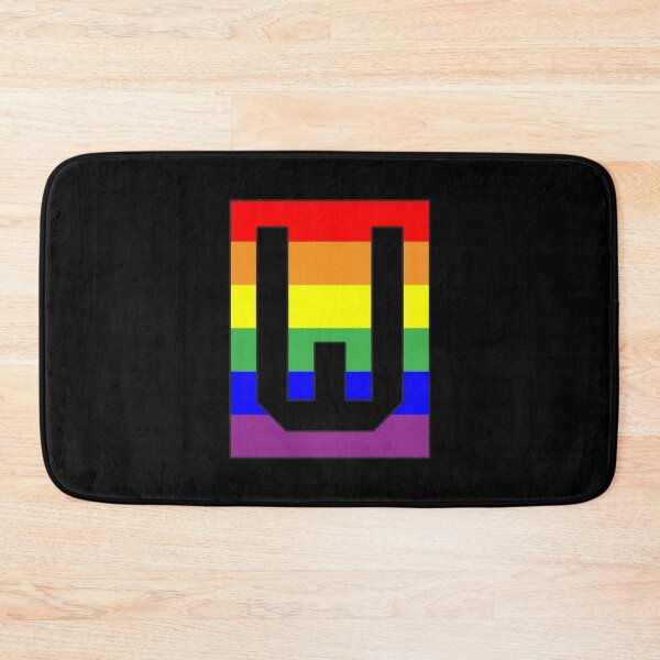Item preview, Letter "W" LGBT Gay Pride Rainbow Flag font designed and sold by 65 MCMLXV.