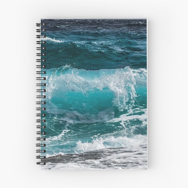 Item preview, ocean blue waves designed and sold by Hilmatic.