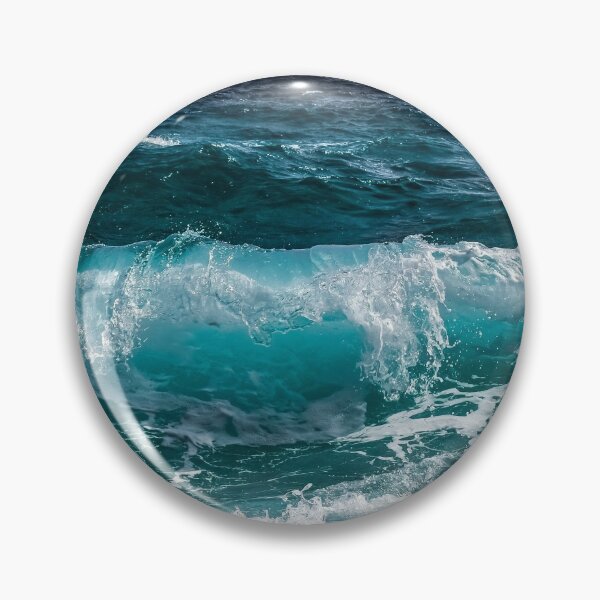 Item preview, ocean blue waves designed and sold by Hilmatic.