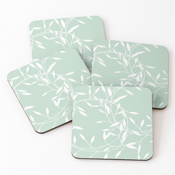 Item preview,  white  floral pattern  designed and sold by yellowpinko.