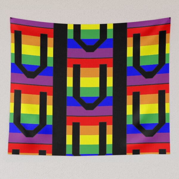 Item preview, Letter "V" LGBT Gay Pride Rainbow Flag font designed and sold by 65 MCMLXV.