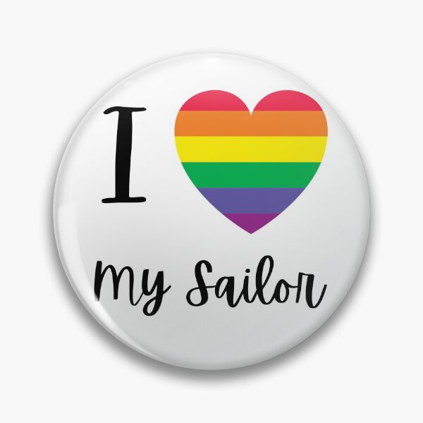 Item preview, LGBTQ Navy I Love My Sailor designed and sold by AW101.