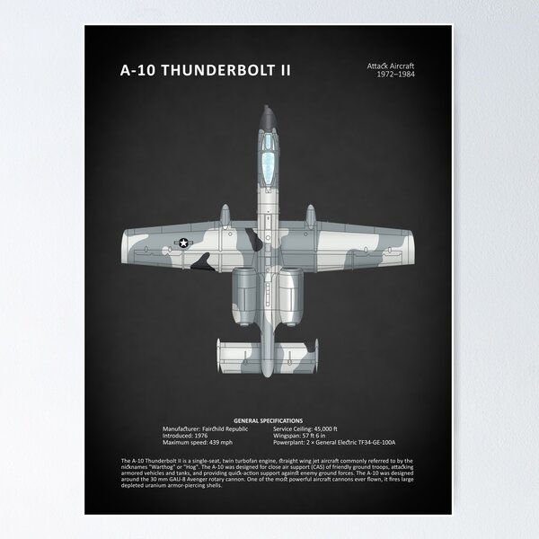 Item preview, The A-10 Thunderbolt designed and sold by rogue-design.