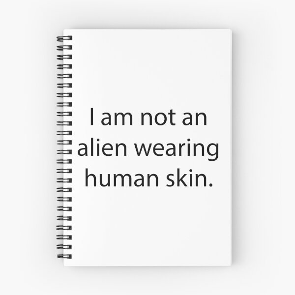 Item preview, NOT AN ALIEN designed and sold by MysticPotato.
