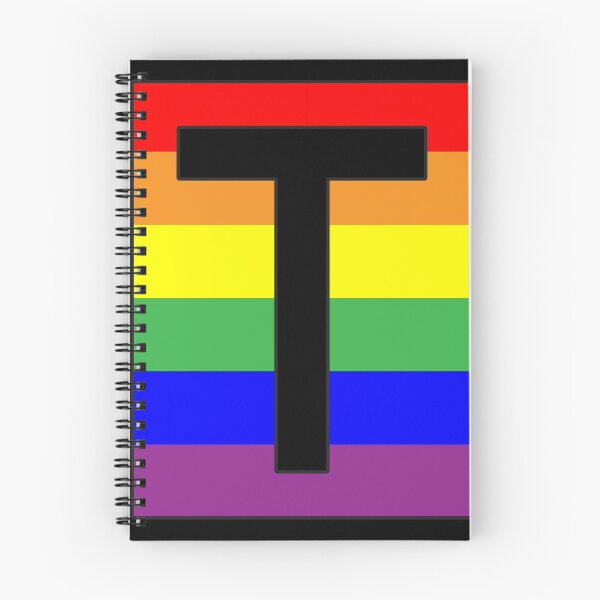 Item preview, Letter "T" LGBT Gay Pride Rainbow Flag font designed and sold by 65 MCMLXV.