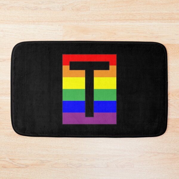 Item preview, Letter "T" LGBT Gay Pride Rainbow Flag font designed and sold by 65 MCMLXV.