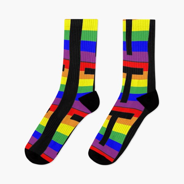 Item preview, Letter "T" LGBT Gay Pride Rainbow Flag font designed and sold by 65 MCMLXV.