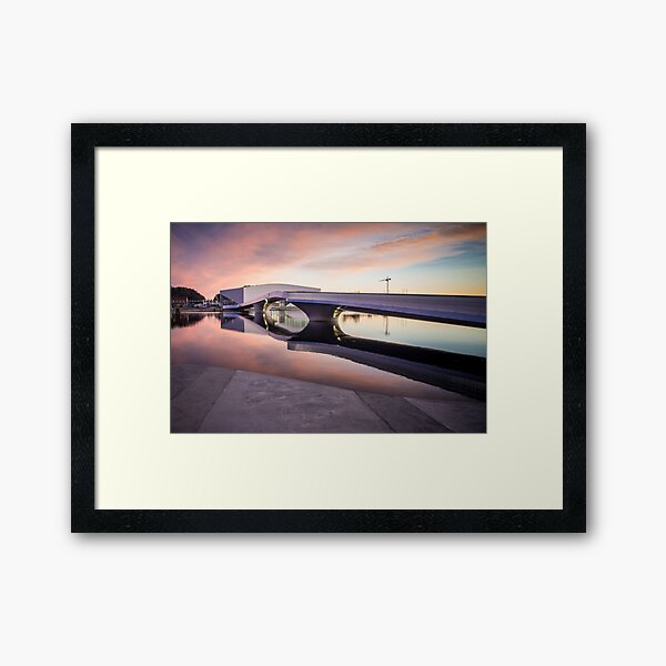 Adolph Tidermansbroa in Mandal, Norway Framed Art Print