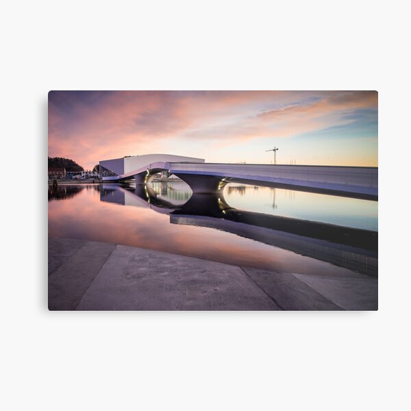 Adolph Tidermansbroa in Mandal, Norway Metal Print