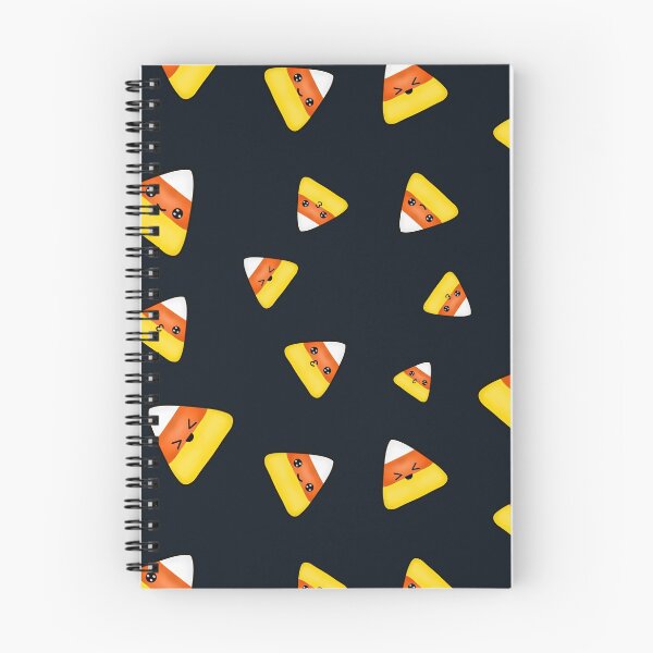 Item preview, Cute Candy Corn Halloween pattern- black background designed and sold by Arthemeral.