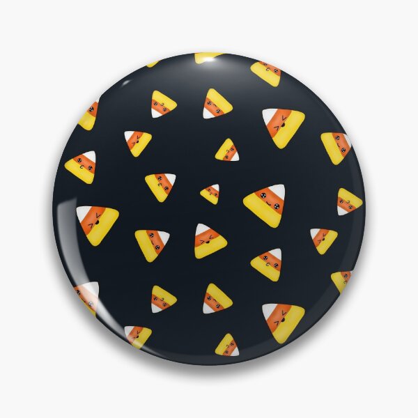 Item preview, Cute Candy Corn Halloween pattern- black background designed and sold by Arthemeral.