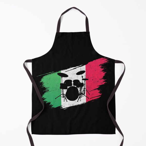 Item preview, Italian Flag With Drums For Drummers designed and sold by playloud.