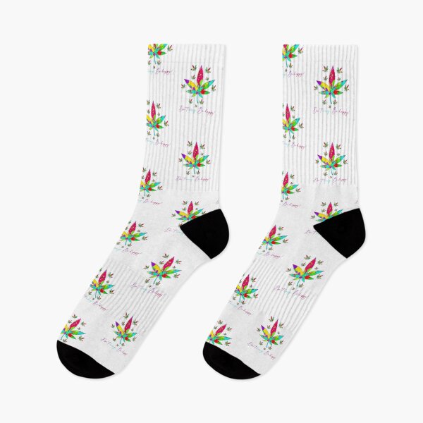 Item preview, Dont worry be happy weed leaf art designed and sold by figadesign.