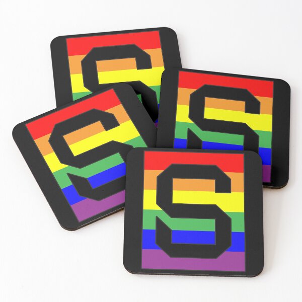Item preview, Letter "S" LGBT Gay Pride Rainbow Flag font designed and sold by 65 MCMLXV.