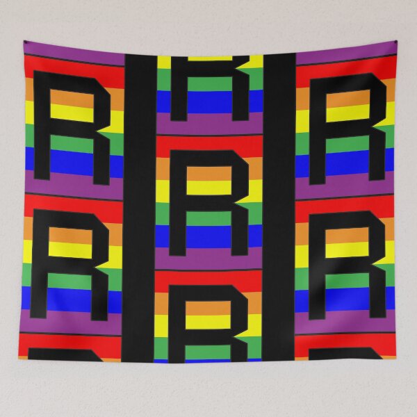 Item preview, Letter "R" LGBT Gay Pride Rainbow Flag font designed and sold by 65 MCMLXV.