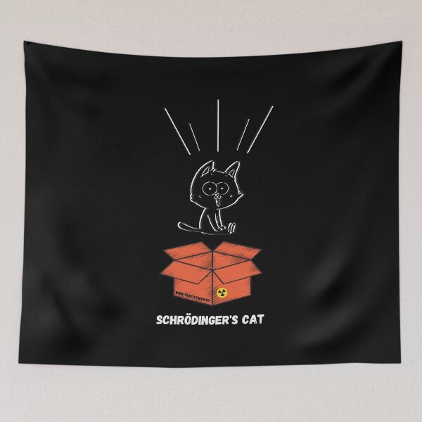 Item preview, Schrödinger's cat designed and sold by TheCatmanShop.