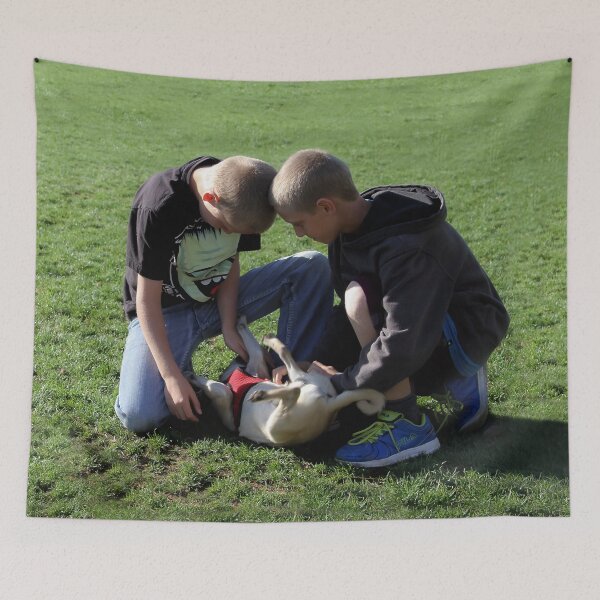 Item preview, Two Heads Are Better Than One At The Dog Park!  designed and sold by heatherfriedman.