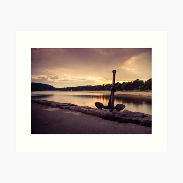 Sjøsanden in Mandal Art Print