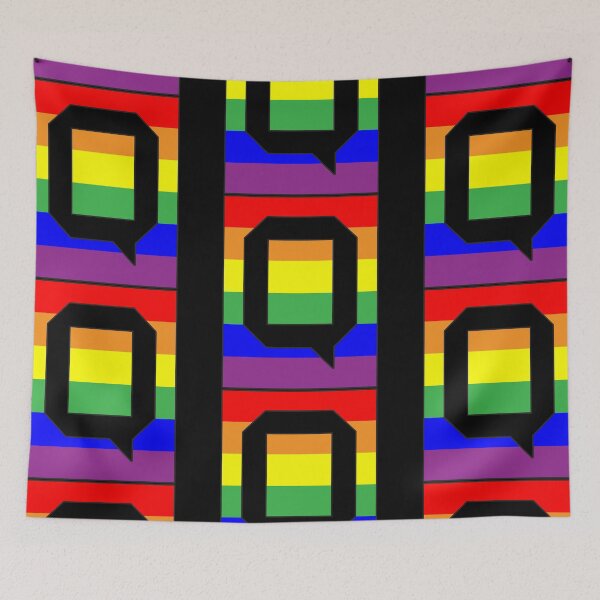 Item preview, Letter "Q" LGBT Gay Pride Rainbow Flag font designed and sold by 65 MCMLXV.