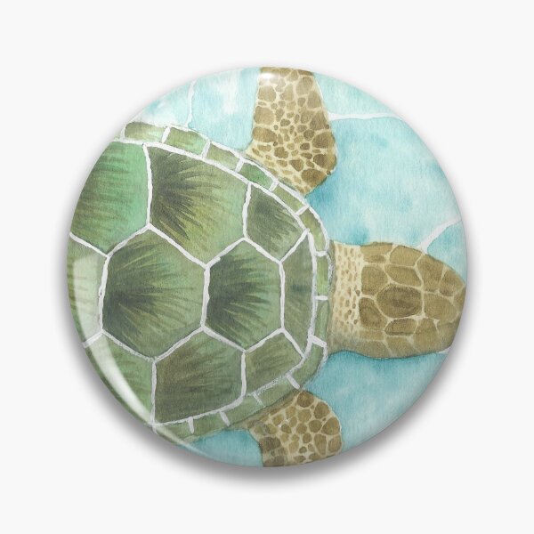 Item preview, Watercolor Art - Sea Turtle Horizontal designed and sold by lucyideas.