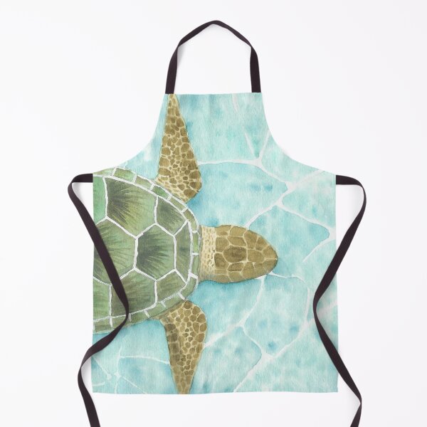 Item preview, Watercolor Art - Sea Turtle Horizontal designed and sold by lucyideas.