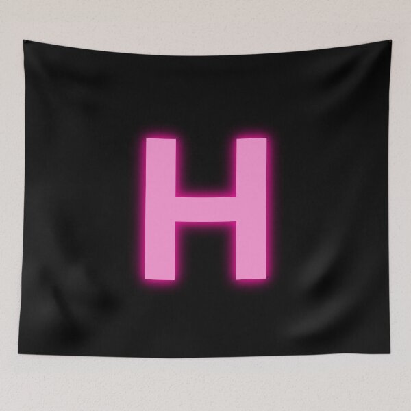 Item preview, Letter H Pink Neon Lights designed and sold by m95sim.
