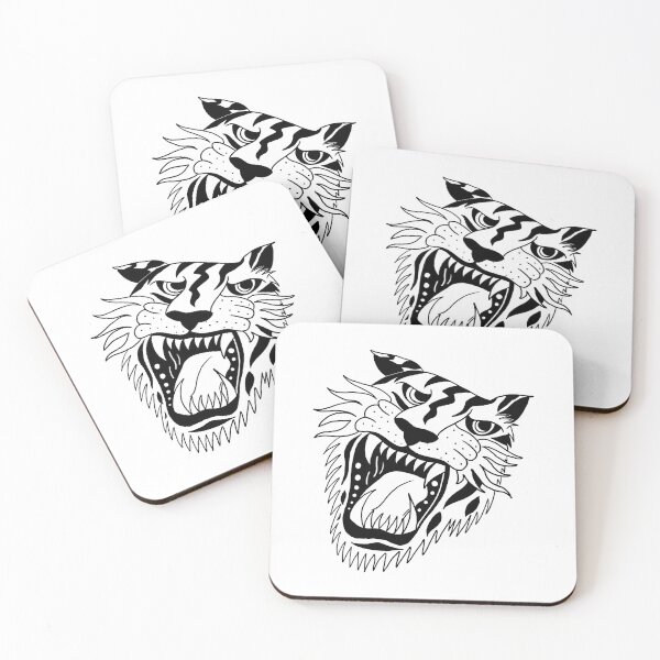 Item preview, Trad tiger head designed and sold by dquirke.
