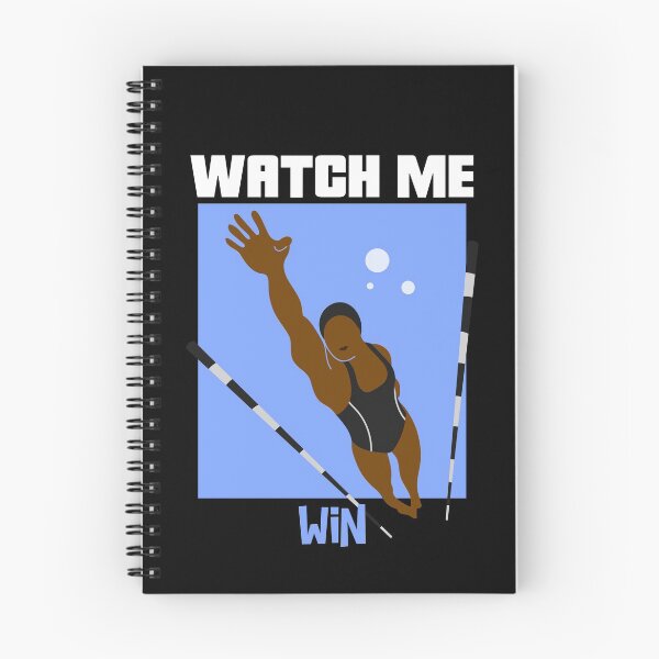 Item preview, Watch Me Win Brown Skin Black Girl Magic Swim Swimmer Dive Athlete Athletics Sports Afro Woman Kwanzaa Gift Design designed and sold by CreatedbyJR.