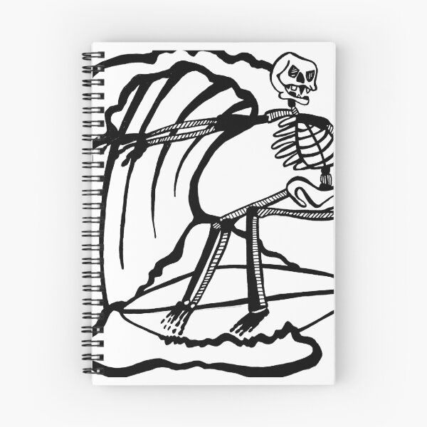 Item preview, Skeleton On A Surfboard designed and sold by Grace-Rosenberg.