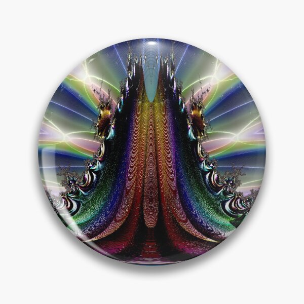 Item preview, Fractal Volcano with Colorful Lava designed and sold by barrowda.