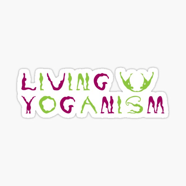 living Yoganism Sticker
