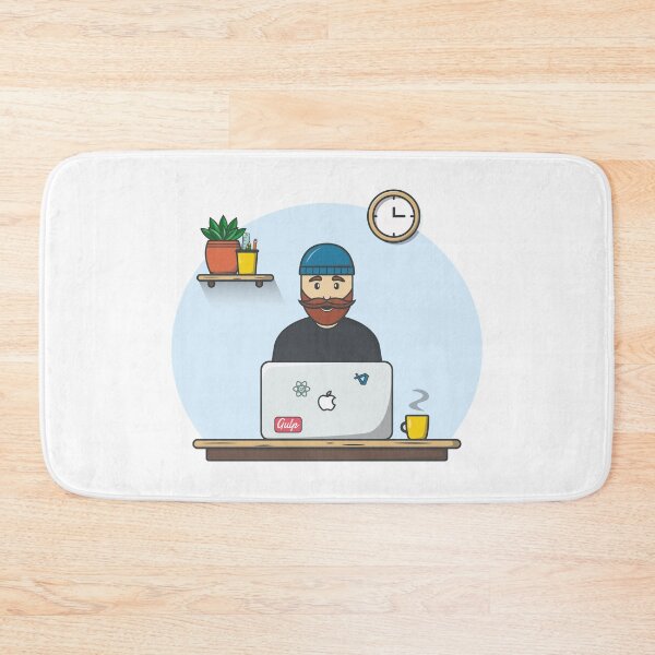 Item preview, Hipster programmer - 1 designed and sold by OgyDesign.