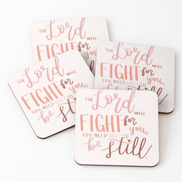 Item preview, Exodus 14:14 (Pink/Orange) designed and sold by hsjdesigns.
