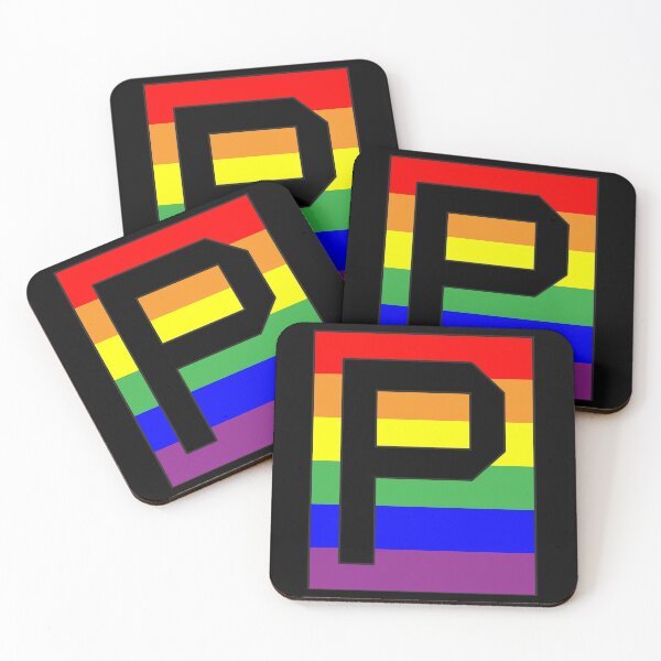 Item preview, Letter "P" LGBT Gay Pride Rainbow Flag font designed and sold by 65 MCMLXV.