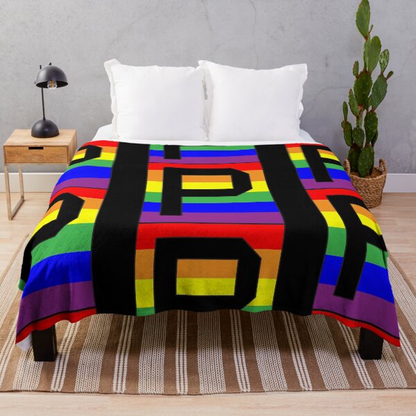 Item preview, Letter "P" LGBT Gay Pride Rainbow Flag font designed and sold by 65 MCMLXV.