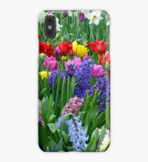 Colorful spring garden iPhone XS Max Case
