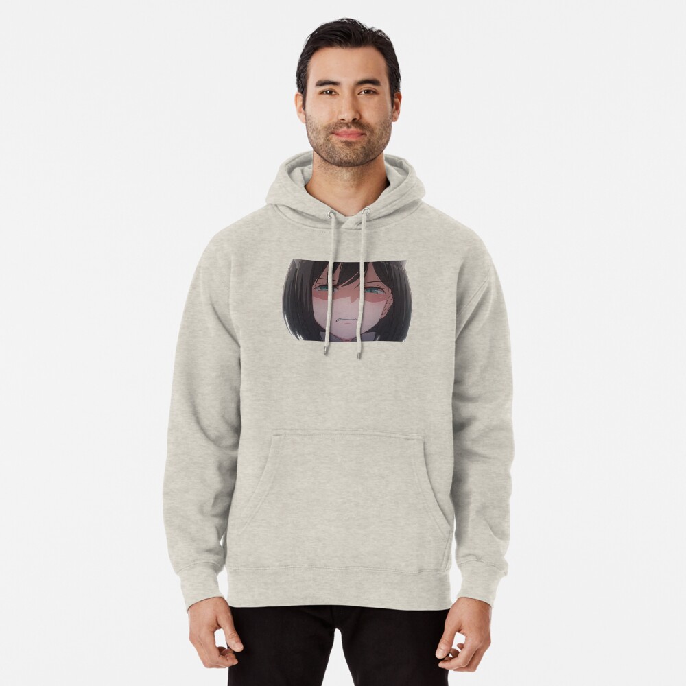 disgusted anime girl hoodie