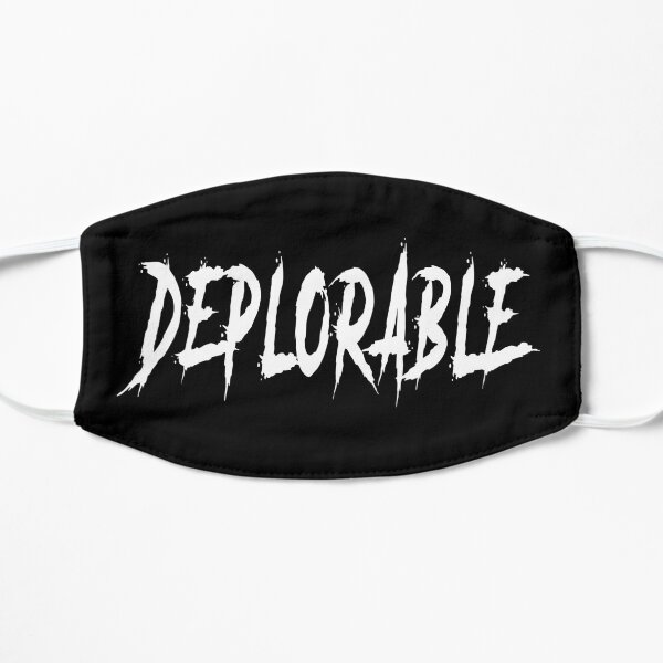 Trump Deplorable Flat Mask