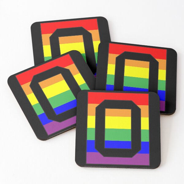 Item preview, Letter "O" LGBT Gay Pride Rainbow Flag font designed and sold by 65 MCMLXV.