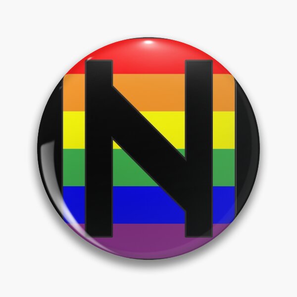 Item preview, Letter "N" LGBT Gay Pride Rainbow Flag font designed and sold by 65 MCMLXV.