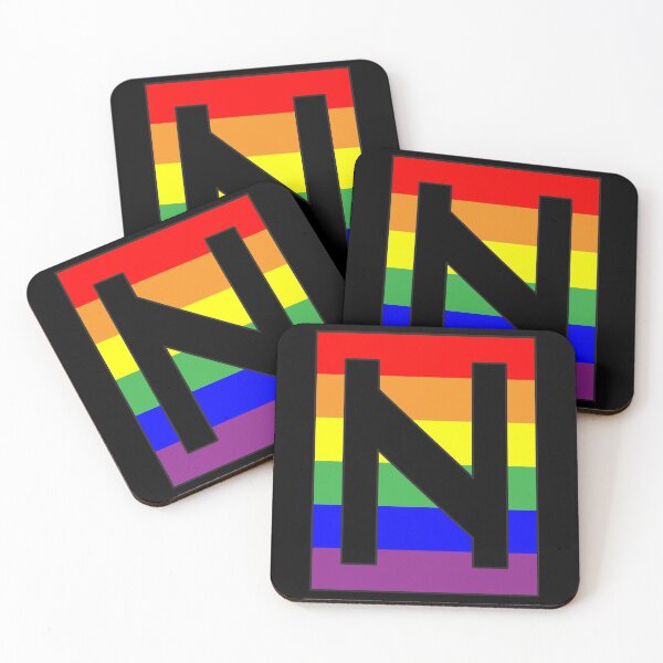 Item preview, Letter "N" LGBT Gay Pride Rainbow Flag font designed and sold by 65 MCMLXV.
