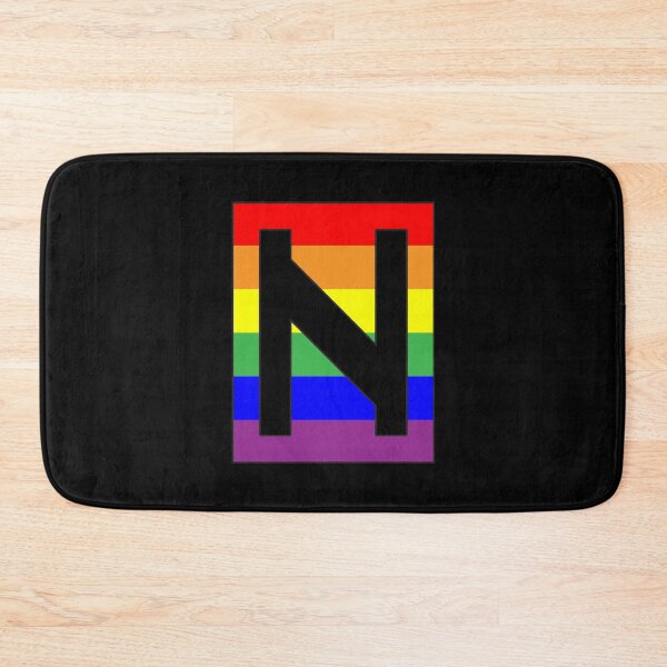 Item preview, Letter "N" LGBT Gay Pride Rainbow Flag font designed and sold by 65 MCMLXV.
