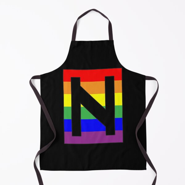 Item preview, Letter "N" LGBT Gay Pride Rainbow Flag font designed and sold by 65 MCMLXV.