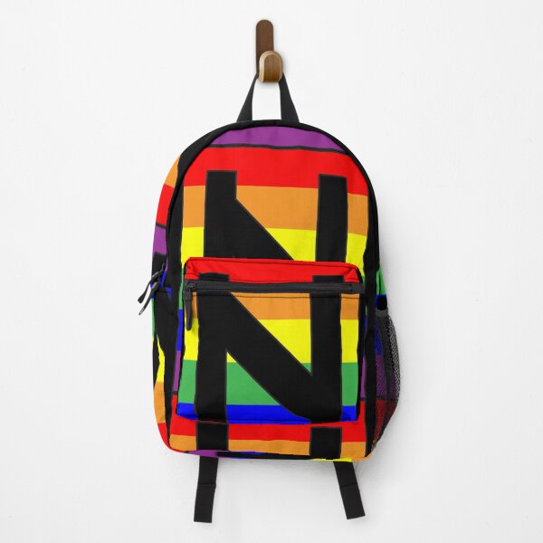 Item preview, Letter "N" LGBT Gay Pride Rainbow Flag font designed and sold by 65 MCMLXV.