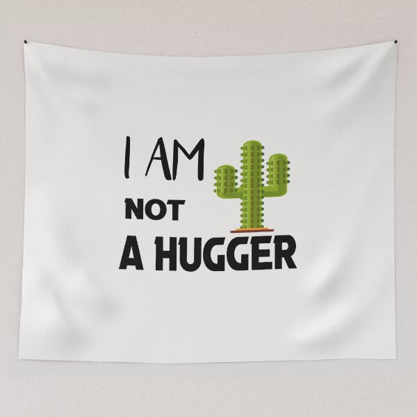 Item preview, i am not a hugger  designed and sold by silverass.
