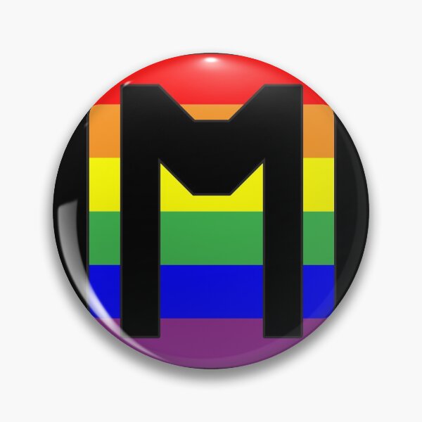 Item preview, Letter "M" LGBT Gay Pride Rainbow Flag font designed and sold by 65 MCMLXV.
