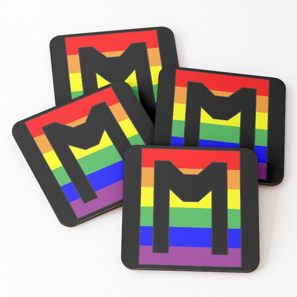 Item preview, Letter "M" LGBT Gay Pride Rainbow Flag font designed and sold by 65 MCMLXV.