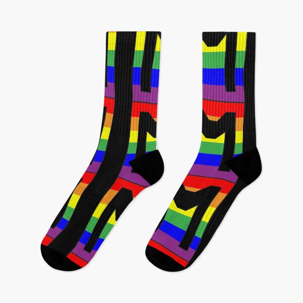 Item preview, Letter "M" LGBT Gay Pride Rainbow Flag font designed and sold by 65 MCMLXV.
